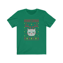 Load image into Gallery viewer, Merry Catmas  Short Sleeve Tee
