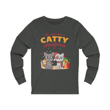 Load image into Gallery viewer, We Wish You a Catty Christmas Long Sleeve Tee
