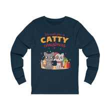 Load image into Gallery viewer, We Wish You a Catty Christmas Long Sleeve Tee
